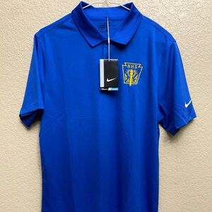 Nike Royal Blue Men's Polo with Logo